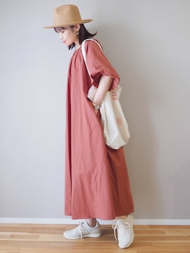 「crie conforto」｜「アイテム（ワンピース/ドレス）」を使った、ｐａｎａさん（レディース・162cm）の春コーディネート