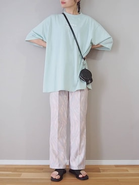 「coen by SIZU（コーエンバイシズ）のアイテム」を使った、ｐａｎａさん（レディース・162cm）の夏コーディネート