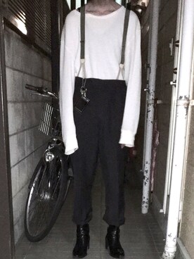 「Yves Saint Laurent（イヴサンローラン）のアイテム（ブーツ）」を使った、あさん（メンズ・174cm）の夏コーディネート
