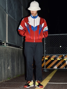 「平成最後のWEARISTAセンバツ」｜「アイテム（ジャージ）」を使った、IIさん（メンズ・173cm）の春コーディネート