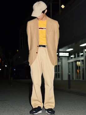 「平成最後のWEARISTAセンバツ」｜「アイテム（チェスターコート）」を使った、IIさん（メンズ・173cm）の春コーディネート