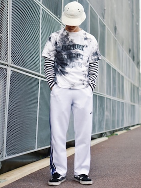 「SAYHELLO（セイハロー）のアイテム」を使った、IIさん（メンズ・173cm）の春コーディネート