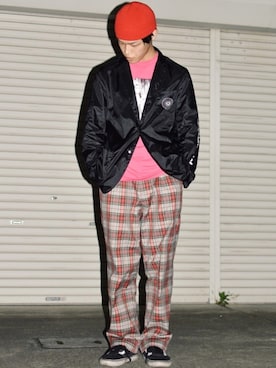 「THE DAY（ザデイ）のアイテム（ジャケット/アウター）」を使った、IIさん（メンズ・173cm）の春コーディネート