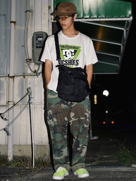 「spitfire（スピットファイア）のアイテム」を使った、IIさん（メンズ・173cm）の夏コーディネート