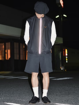 「C-PLUS HEAD WEAR（シープラスヘッドウェアー）のアイテム」を使った、IIさん（メンズ・173cm）の夏コーディネート