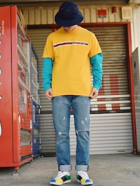 IIさん（メンズ・173cm）の春コーディネート