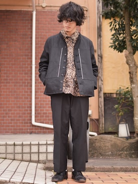 「Elephant Blanc（エレファンブラン）のアイテム」を使った、IIさん（メンズ・173cm）の冬コーディネート