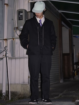 「Elephant Blanc（エレファンブラン）のアイテム」を使った、IIさん（メンズ・173cm）の春コーディネート