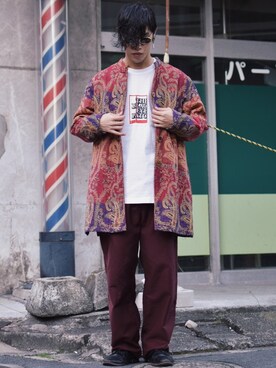 IIさん（メンズ・173cm）の春コーディネート