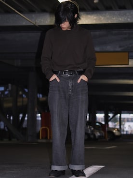 「bit blue（ビットブルー）のアイテム」を使った、IIさん（メンズ・173cm）の春コーディネート