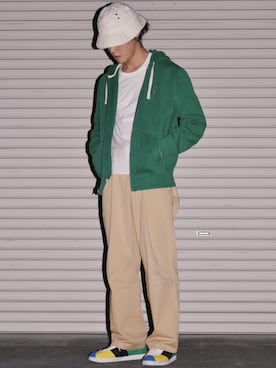 「INFIELDER DESIGN（インフィールダーデザイン）のアイテム」を使った、IIさん（メンズ・173cm）の春コーディネート