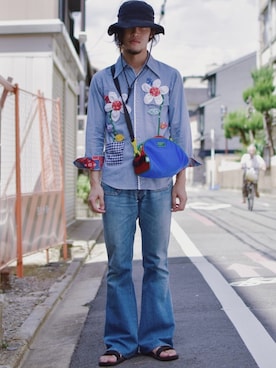 「Herschel Supply（ハーシェルサプライ）のアイテム」を使った、IIさん（メンズ・173cm）の秋コーディネート