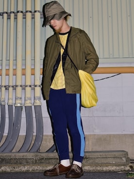 「KIFFE（キッフェ）のアイテム」を使った、IIさん（メンズ・173cm）の秋コーディネート