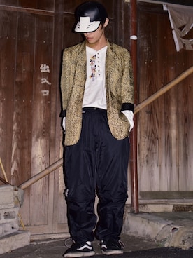 「D.TT.K（ディティーティーケー）のアイテム」を使った、IIさん（メンズ・173cm）の秋コーディネート