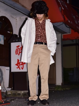 「ハロウィン」｜「アイテム（その他アウター）」を使った、IIさん（メンズ・173cm）の秋コーディネート