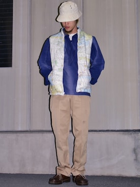 「INFIELDER DESIGN（インフィールダーデザイン）のアイテム」を使った、IIさん（メンズ・173cm）の冬コーディネート