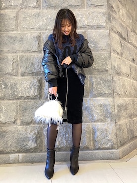 「ss21」｜ℳ 𝑖 𝑧 𝑢 𝑘 𝑖 ☽⋆ﾟ︎︎さん（レディース・164cm）の冬コーディネート