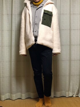 「SHIPS（シップス）のアイテム（ブルゾン）」を使った、たーさん（メンズ・169cm）の冬コーディネート