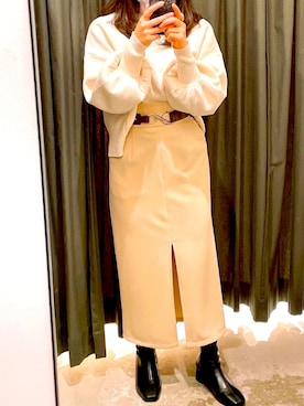 れんさん（レディース・154cm）の冬コーディネート