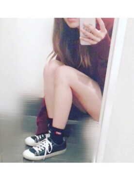 「archives（アルシーヴ）のアイテム（その他）」を使った、ちゃみんさん（レディース・156cm）の秋コーディネート