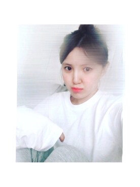 「クルーネックTシャツ」｜「アイテム（その他）」を使った、ちゃみんさん（レディース・156cm）の秋コーディネート