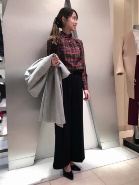「NARACAMICIE（ナラカミーチェ）のアイテム（その他アウター）」を使った、Margheritaさん（レディース・162cm）の秋コーディネート