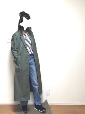 「A part by（アパートバイ）のアイテム（その他アウター）」を使った、hanazoo＊さん（レディース・169cm）の冬コーディネート
