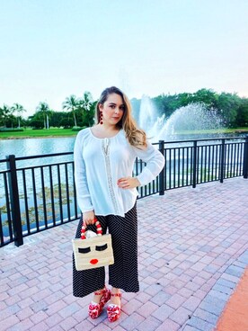 「TOBI（-）のアイテム」を使った、Moda Addictedさん（レディース・165cm）の夏コーディネート