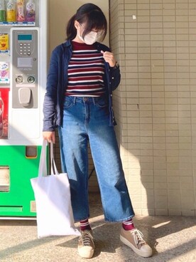 「Bossini（ボッシーニ）のアイテム」を使った、シシ🌼さん（レディース・153cm）の冬コーディネート