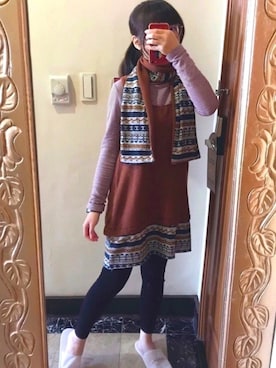 「Bossini（ボッシーニ）のアイテム」を使った、シシ🌼さん（レディース・153cm）の冬コーディネート