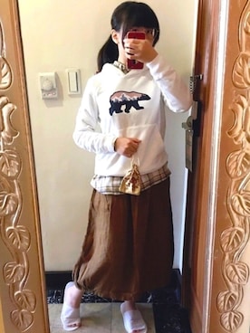 シシ🌼さん（レディース・153cm）の冬コーディネート