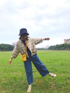 「アイテム（パンツ）」を使った、シシ🌼さん（レディース・153cm）の秋コーディネート