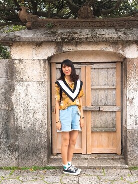 「SALA（サラ）のアイテム」を使った、OLIさん（レディース・169cm）の春コーディネート