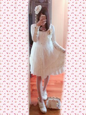 「axes femme（アクシーズファム）のアイテム（チュニック）」を使った、柚子さん（レディース・153cm）の冬コーディネート