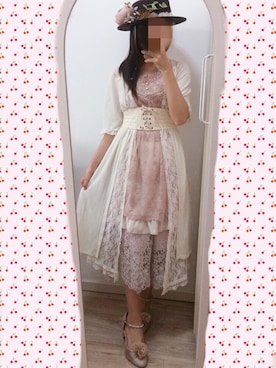 「axes femme（アクシーズファム）のアイテム（チュニック）」を使った、柚子さん（レディース・153cm）の春コーディネート