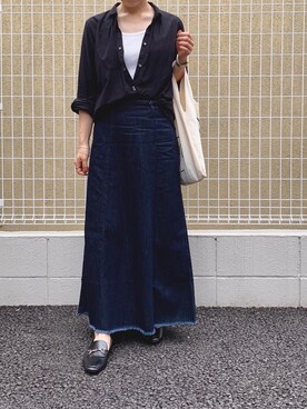 「TODAY'S SPECIAL（トゥデイズスペシャル）のアイテム（バッグ）」を使った、ふじやさん（レディース・161cm）の秋コーディネート