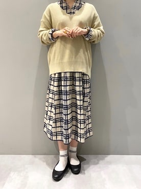 ふじやさん（レディース・161cm）の秋コーディネート