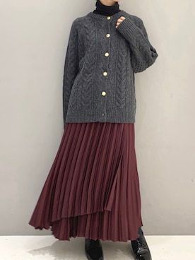 ふじやさん(レディース・161cm)の冬コーディネート