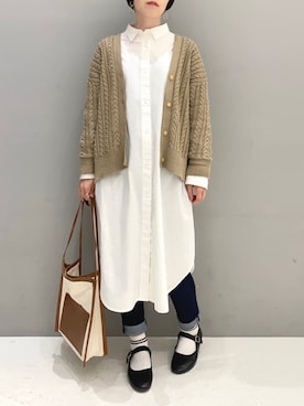 ふじやさん（レディース・161cm）の春コーディネート