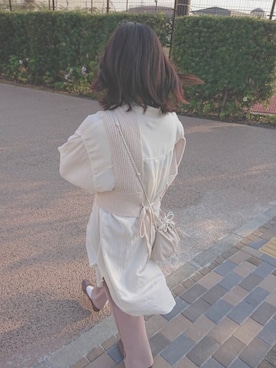 「ビスチェコーデ」｜むぎ🌾さん（レディース・155cm）の春コーディネート