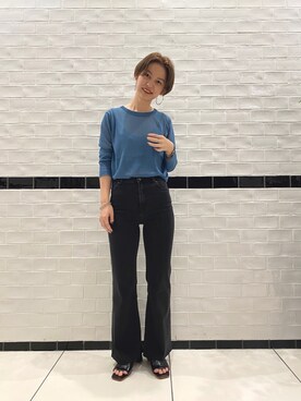 徳寄文香さん（レディース・162cm）の秋コーディネート