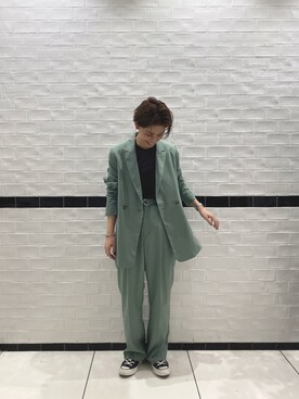 徳寄文香さん（レディース・162cm）の秋コーディネート