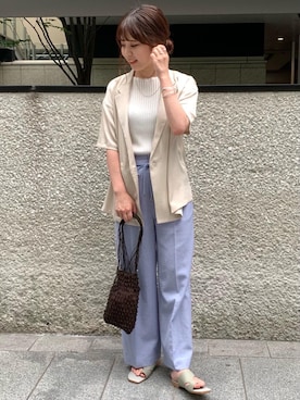 「【全社タグに統合】Relax」｜natsumiさん（レディース・162cm）の春コーディネート
