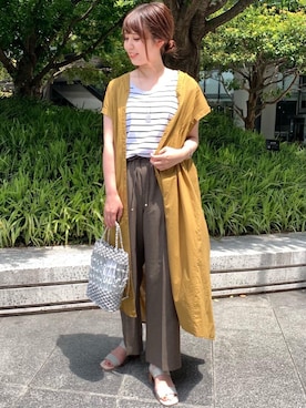 「【全社タグに統合】Relax」｜natsumiさん（レディース・162cm）の春コーディネート