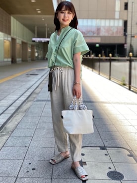 natsumiさん（レディース・162cm）の夏コーディネート