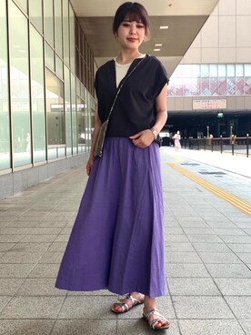 natsumiさん（レディース・162cm）の夏コーディネート