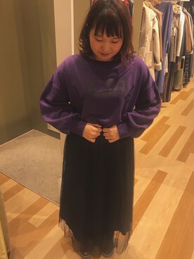 「グリーンパークス(Green Parks)」｜ebichanさん（レディース・150cm）の冬コーディネート