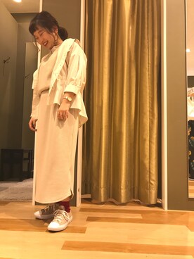 「グリーンパークス(Green Parks)」｜ebichanさん（レディース・150cm）の春コーディネート