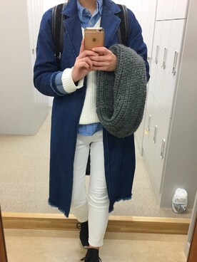 「Ameri（アメリ）のアイテム（スニーカー）」を使った、N.Y.さん（レディース・158cm）の春コーディネート