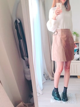 「archives（アルシーヴ）のアイテム（ブーティ）」を使った、みむさん（レディース・162cm）の秋コーディネート